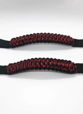 Bartact Black/Spider Bite Headrest Paracord Grab Handles Pair Jeep Gladiator | Wrangler | Toyota Tacoma | Ford Bronco                                     - TAOGHHPBS - Image 2