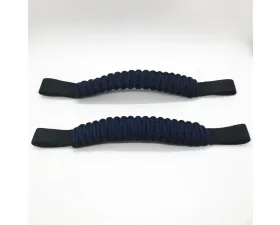 Bartact Black/Navy Headrest Paracord Grab Handles Pair Jeep Gladiator | Wrangler | Toyota Tacoma | Ford Bronco