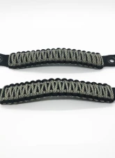 Bartact Black/ACU Camo Grab Handles Paracord Sound Bar Rear Side Pair Jeep Wrangler JK 2007-2018                                     - TAOGHRPBA - Image 2