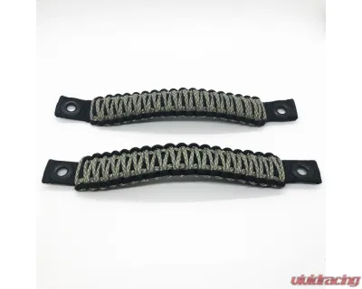 Bartact Black/ACU Camo Grab Handles Paracord Sound Bar Rear Side Pair Jeep Wrangler JK 2007-2018 - TAOGHRPBA