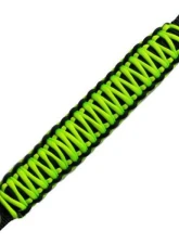 Bartact Black/Gecko Neon Green Grab Handles Paracord Sound Bar Rear Side Pair Jeep Wrangler JK 2007-2018                                     - TAOGHRPBL - Image 2