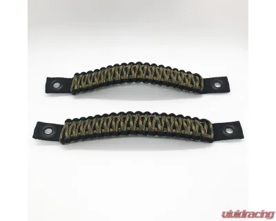 Bartact Black/Multicam Grab Handles Paracord Sound Bar Rear Side Pair Jeep Wrangler JK 2007-2018 - TAOGHRPBM
