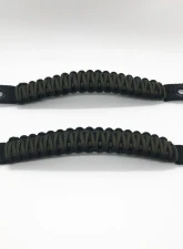 Bartact Black/Olive Drab Grab Handles Paracord Sound Bar Rear Side Pair Jeep Wrangler JK 2007-2018                                     - TAOGHRPBO - Image 2