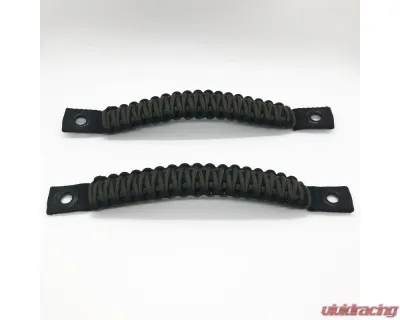 Bartact Black/Olive Drab Grab Handles Paracord Sound Bar Rear Side Pair Jeep Wrangler JK 2007-2018 - TAOGHRPBO