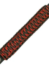 Bartact Black/Spider Bite Grab Handles Paracord Sound Bar Rear Side Pair Jeep Wrangler JK 2007-2018                                     - TAOGHRPBS - Image 2