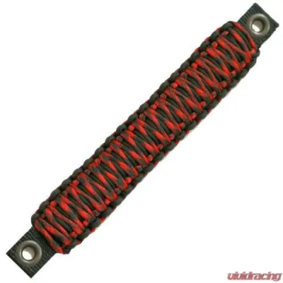 Bartact Black/Spider Bite Grab Handles Paracord Sound Bar Rear Side Pair Jeep Wrangler JK 2007-2018 - TAOGHRPBS