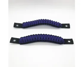 Bartact Black/Purple Grab Handles Paracord Sound Bar Rear Side Pair Jeep Wrangler JK 2007-2018