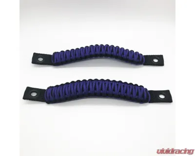 Bartact Black/Purple Grab Handles Paracord Sound Bar Rear Side Pair Jeep Wrangler JK 2007-2018 - TAOGHRPBV