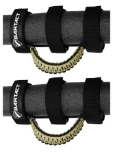 Bartact Black/Khaki Paracord Grab Handles Universal Pair                                     - TAOGHUPBK - Image 2