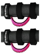 Bartact Black/Hot Pink Paracord Grab Handles Universal Pair                                     - TAOGHUPBP - Image 2