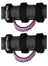 Bartact Black/Baby Pink Paracord Grab Handles Universal Pair                                     - TAOGHUPBQ - Image 2