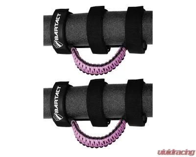 Bartact Black/Baby Pink Paracord Grab Handles Universal Pair - TAOGHUPBQ