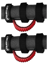 Bartact Black/Red Paracord Grab Handles Universal Pair                                     - TAOGHUPBR - Image 2
