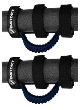 Bartact Black/Navy Blue Midnight Paracord Grab Handles Universal Pair                                     - TAOGHUPBT - Image 2