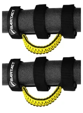 Bartact Black/Yellow Paracord Grab Handles Universal Pair                                     - TAOGHUPBY - Image 2