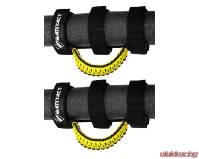 Bartact Black/Yellow Paracord Grab Handles Universal Pair - TAOGHUPBY
