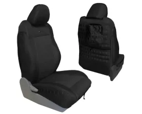 Bartact Black Front Baseline Performance Seat Covers TRD Only Toyota Tacoma 2005-2015