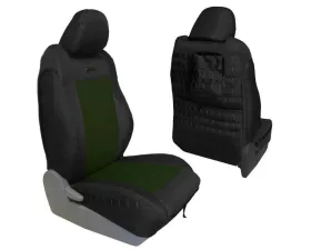 Bartact Black | Olive Drab Front Tactical Series Seat Covers Pair Toyota Tacoma 2005-2008