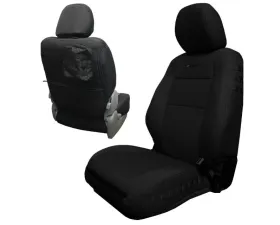 Bartact Black Baseline Performance Front Seat Covers Toyota Tacoma TRD | Non TRD 2016-2019