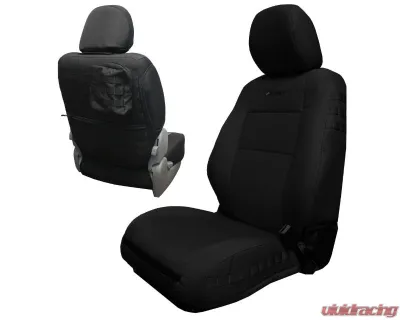Bartact Black Baseline Performance Front Seat Covers Toyota Tacoma TRD | Non TRD 2016-2019 - TTBC2016FPB