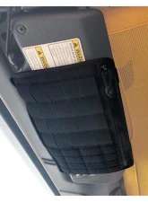 Bartact 1pc Black Universal Molle Visor Cover with Full Length Zippered Pocket                                     - UMVC-B - Image 3