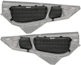 Bartact Front Door Bags Pair (Driver & Passenger) w/ PALS / MOLLE & Lockable Interior Pistol Pocket Can-Am X3