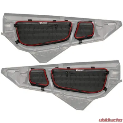 Bartact Front Door Bags Pair (Driver & Passenger) w/ PALS / MOLLE & Lockable Interior Pistol Pocket Can-Am X3 - X3DBF2R