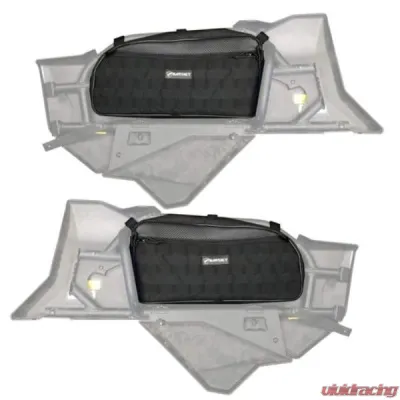 Bartact Rear Door Bags Pair (Driver & Passenger) w/ PALS / MOLLE & Padded Interior Pocket Can Am X3 - X3DBR2B