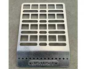 Bartact Raw with Bare Aluminum Pat Pending Universal Headrest Molle Panel