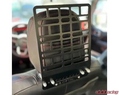Bartact Black Pat Pending Universal Headrest Molle Panel - XXHRP-B