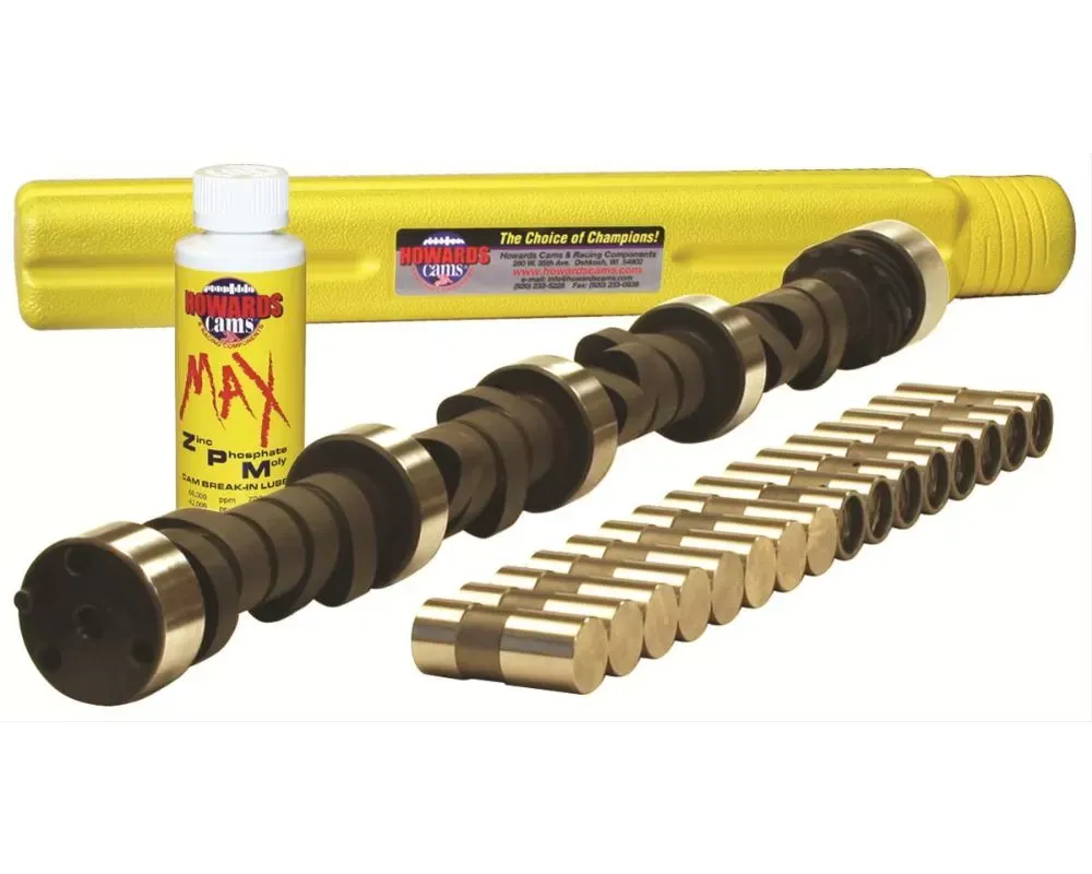 Howards Cams Hydraulic Flat Tappet Max Certified Camshaft and Lifter Kit 2000 to 6400 Chevrolet 396-502 Mark IV 1965-1996 - MC120961-11