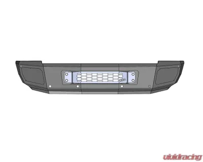 Flog Industries Steel Demon Series Front Bumper w/ Parking Sensors Dodge Ram 2500 | 3500 2010-2018 - FISD-D2535-1018F-s