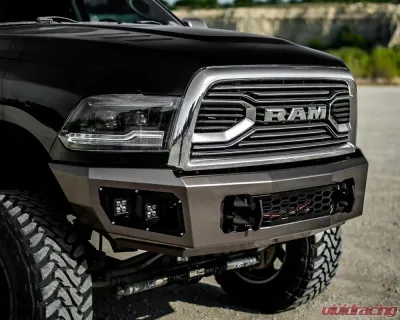 Flog Industries Steel Demon Series Front Bumper w/ Parking Sensors Dodge Ram 2500 | 3500 2010-2018 - FISD-D2535-1018F-s