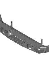 Flog Industries Demon Series Rear Bumper w/ Parking Sensors Dodge Ram 2500 | 3500 2010-2018                                     - FISD-D2535-1018R-s - Image 2