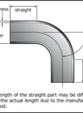 HKS 70mm 60DEG1.0D Aluminum Bend Pipe                                     - 1807-RA094 - Image 2