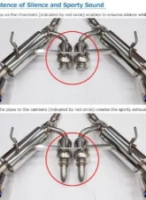 HKS Full Dual Muffler VR30 (Main+CP) Infiniti Q60 2017                                     - 31014-KN001 - Image 3