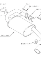 HKS Legamax Premium Exhaust Mitsubishi Eclipse Cross 2019                                     - 31021-AM008 - Image 2