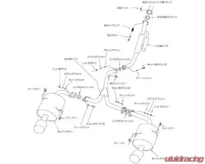 HKS Super Turbo Muffler BM9 Subaru Legacy 2.5GT 2010-2014 - 31029-AF007