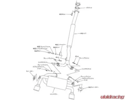 HKS Super Turbo Muffler CZ4A Final Edition Mitsubishi Lancer | Evolution 2008-2016 - 31029-AM004