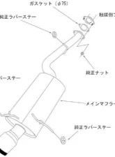 HKS Super Turbo Muffler FD3S 13B-REW Mazda RX-7 1993-1995                                     - 31029-AZ001 - Image 3