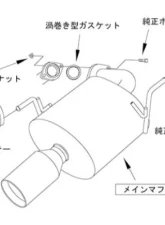 HKS Legamax Premium Subaru Forester 2.5i 2014-2018                                     - 32018-AF015 - Image 3