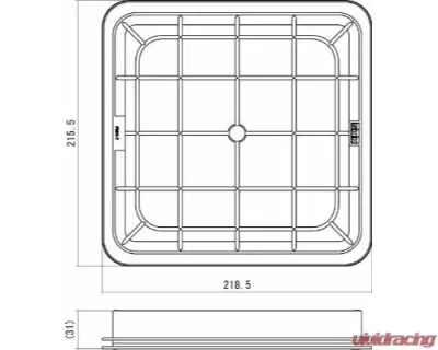 HKS Super Air Filter Type 1 Subaru Legacy 2.5i 2015-2019 - 70017-AF101