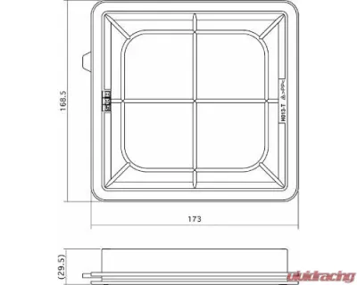 HKS Super Air Filter Type 13 Honda Fit 2009-2014 - 70017-AH113