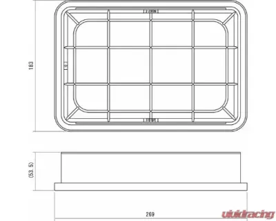 HKS Super Air Filter Type 7 Mitsubishi Lancer | Ralliart 2008-2015 - 70017-AM107