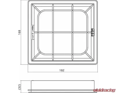 HKS Super Air Filter Type 4 Infiniti G37 4D 2008-2013 - 70017-AN104