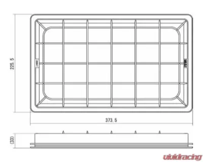 HKS Super Air Filter Type 4 Mazda RX-8 2004-2012 - 70017-AZ104