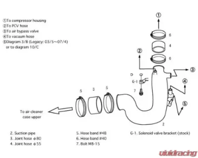 HKS Premium Suction Subaru Forester 2.5 XT 2009-2013 - 70018-AF008