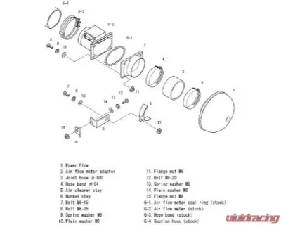 HKS SPF CT9A EVO7/CU2W 4G63 Mitsubishi Outlander 2004-2006 - 70019-AM103