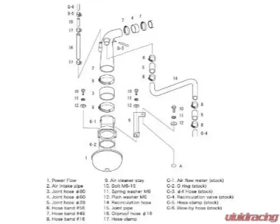 HKS RS ECR33/ER34/WGNC34 RB25DET Nissan Skyline 1993-1998 - 70020-AN104