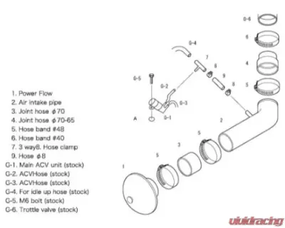 HKS RS AE86 4A-GE Toyota Corolla Sport GT-S 1983-1987 - 70020-AT104